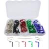 HOPLEX 50PCS RC Body Clips 90-Degree Angle Springy Pins Bent Springy Pins for 1/8 1/10 1/12 Scale Model Car Truck Crawler Truck view 1
