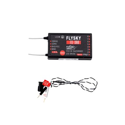 HTLNUZD Flysky FS-ST8 Transmitter Controller 8-10 Channels with FS-SR8 Receiver, 2.4GHz ANT RGB Assistant 3.0 for RC Cars, Boats, Drone Quadcopter, Robots, Engineering Vehicles (FS-SR8 Receivers)
