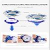 Battling Set Spinninning Top Burst Toy Combat Battling Game Set, X Spinning X-Launchers,Greats Birthday Gift for Boys,2 Spinning Tops view 4