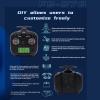 HTLNUZD Flysky FS-ST8 Transmitter Controller 10 Channels with FS-SR8 Receiver, 2.4GHz ANT RGB Assistant 3.0 for RC Cars, Boats, Drone Quadcopter, Robots, Engineering Vehicles (FS-ST8 Standard Edition) view 3