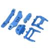 SUNGOOYUE RC Car Bumper Replacement, Aluminum Alloy RC Front Rear Bumpers Plates Upgrade Parts for 1/18 (Blue) view 2