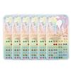 Great Pretenders 87509 Whimsical Unicorn Sticker Earrings (30 Pairs), Multicoloured, nico view 1