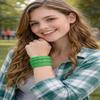 Biblebanz Holy Trinity Shamrock Bracelets with Cards  St. Patricks Day Christian Favors 24 Sets view 4