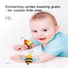 Infinno Baby Wrist Rattle Socks and Foot Finder Set, Perfect Baby Toys for 0-12 Months Newborn Boys and Girls As Shower Gifts, Garden Bug Series view 3