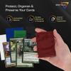 BCW Spectrum Red Chroma Inner Card Sleeves | 100 Pack | Acid-Free Archival Quality Protection | Perfect Fit Sleeves for MTG, Pokemon | Dual-Sided Glossy-Clear view 4