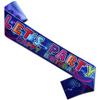 Lets Party Birthday Sash for Kids and Teens, Glow Neon Theme Party Supplies, Happy Birthday Sash,?Lighting Birthday Party Decorations, Birthday Anniversary Party Supplies view 1