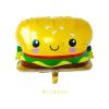 10Pcs French Fries Balloons Hamburg Balloons Food Birthday Foil Balloons for Birthday Fast Food Snacks Themed Party Decorations Supplies view 4