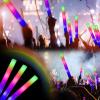 ColorHome Foam Glow Sticks 110 Pcs,Glow in The Dark Party Supplies Light Up Batons Party Favors with 3 Modes Colorful Flashing for Party Wedding Birthday Concert Halloween Christmas view 2