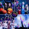 ColorHome Foam Glow Sticks 110 Pcs,Glow in The Dark Party Supplies Light Up Batons Party Favors with 3 Modes Colorful Flashing for Party Wedding Birthday Concert Halloween Christmas view 3