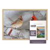 11.25x38.25 Natural Solid Wood Picture Frame Set with Peel and Stick Puzzle Glue Sheets | Interior Depth 0.5 Inches | Natural Traditional Puzzle Frame with UV Acrylic, Foam Backing & Hanging Hardware view 1
