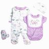 5 Piece Set Reborn Baby Girl Doll Clothes 22 inch Newborn Accesories Outfits for 20-22 inch Reborns Doll Matching Clothing view 2