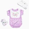 5 Piece Set Reborn Baby Girl Doll Clothes 22 inch Newborn Accesories Outfits for 20-22 inch Reborns Doll Matching Clothing view 4