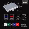 Comie Poker Chips,500PCS Poker Chip Set with Aluminum Travel Case,11.5 Gram Poker Set for Texas Holdem Blackjack Gambling view 2
