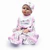Reborn Baby Girl Doll Clothes 22 inch Newborn Outfits Accesories Elephant 5 Piece Set for 20-22 inch Reborn Doll Matching Clothing view 4