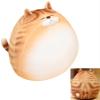 GOOC 12 Inch Orange Striped Tabby Cat Stuffed Animal Round Fat Plush Hugging Pillow Stuffed Cat Doll Plushie Gift for Kids and Lovers view 1