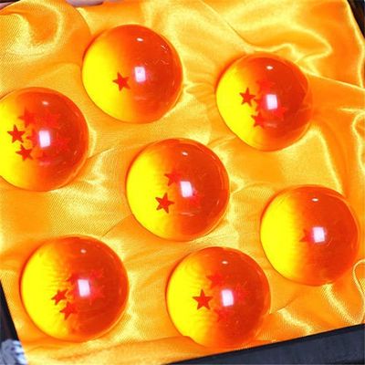 JoySee Toy Crystal Glass Ball StarsAnime Collectibles New Gift Box Set of 7pcs 43mm/1.7 in in Diameter