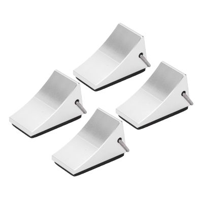Alomejor RC Wheel Chock, Non-Slip Aluminum Alloy Compact Wheel Chock Set for RC Racing Storage Garage Maintenance Enthusiasts