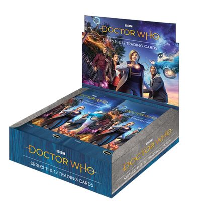 Rittenhouse Doctor Who Series 11 & 12 Trading Cards 2022 UK Edition Hobby Box 24 Packs