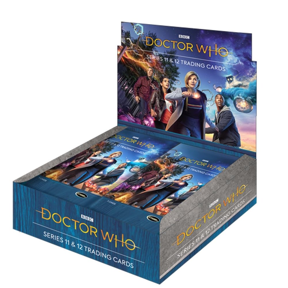 Rittenhouse Doctor Who Series 11 & 12 Trading Cards 2022 UK Edition Hobby Box 24 Packs