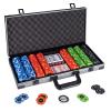 Comie Clay Poker Chips,400PCS 14 Gram Chip Set with Deluxe Travel Case, Numbered Chips,Poker for Texas Holdem Blackjack Gambling view 1