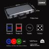 Comie Clay Poker Chips,400PCS 14 Gram Chip Set with Deluxe Travel Case, Numbered Chips,Poker for Texas Holdem Blackjack Gambling view 2