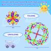 AGSIXZLAN 2Pcs Colorful Sphere Collapsible Expandable Magic Breathing Expanding Balls Toy for Toddlers Kids 2 3 4 +Year Old Boys Girls,Sensory Fidget Stress Balls Toy for Autism, Anxiety,Yoga -ADHD view 4