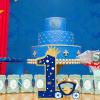 Amyhill Prince Number 1 Wooden Sign Royal 1st birthday Table Centerpiece Prince First Birth Party Decorations for Baby Boy Girl 1st Birthday Baby Shower Decor Supplies view 2