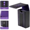 BWTY Best wishes to you Tarot Cards Holder, Leather Tarot Card Case/Box, Suitable for Standard Size Tarot Cards (2.75in x 4.75in)-Moon Phase Design (Purple) view 2