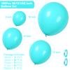100Pcs Teal Blue Balloons, 18/12/10/5 Inch Turquoise Blue Balloon Garland Arch Kit Matte Teal Latex Balloon Different Sizes for Birthday Wedding Baby Shower Graduation Gender Reveal Party Decoration view 2
