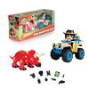 Action Heroes Dino Adventure Quad with Character, Dinosaur Triceratops and Accessories, for Boys and Girls from 4 Years, Famous ACN01010 view 1
