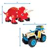 Action Heroes Dino Adventure Quad with Character, Dinosaur Triceratops and Accessories, for Boys and Girls from 4 Years, Famous ACN01010 view 4