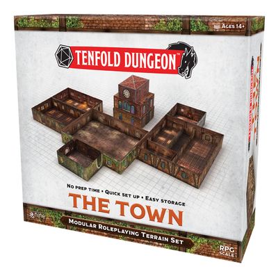 Gale Force Nine Tenfold Dungeon: The Town, Multicolor (GF9TFD03)