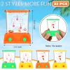 Lewtemi 32 Pcs Handheld Water Game Arcade Water Ring Mini Basketball Flower Toss Rings Fish Water Game 90s Toys Retro Pastime for Party Travel Stocking Without Water(Classic Style) view 2
