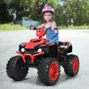 OLAKIDS 12V Kids Ride On ATV, 4 Wheeler Electric Vehicle for Toddlers, Battery Powered Motorized Quad Toy Car for Boys Girls with LED Lights, Music, Horn, High Low Speed, Soft Start (Red) view 2