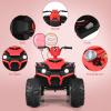 OLAKIDS 12V Kids Ride On ATV, 4 Wheeler Electric Vehicle for Toddlers, Battery Powered Motorized Quad Toy Car for Boys Girls with LED Lights, Music, Horn, High Low Speed, Soft Start (Red) view 4
