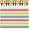 Chumia 99 Pack Kids Scissors Bulk 5.5 Inch Student Children Safety Scissors Rounded Tip with Comfort Grip for School and Classrooms Supplies Essentials view 1