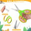 Chumia 99 Pack Kids Scissors Bulk 5.5 Inch Student Children Safety Scissors Rounded Tip with Comfort Grip for School and Classrooms Supplies Essentials view 4