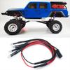 1/24th RC Chassis Body Lamp Red LED Lights Upgrade for 1:24 Axial SCX24 AXI00005 Gladiator RC Crawler Truck Car view 2