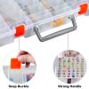 Display Case Compatible with Disney Doorables Collectible Mini Figures/ for MGA Entertainment Miniverse. Toys Storage Organizer Container for Multi Peek/ for Village Peek Characters (Box Only)--White view 3