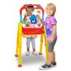 Crayola Triple-The-Fun See-Thru Easel  Transparent Painting Board Indoor/Outdoor Weather Resistant Art Station  Easy Clean  Includes Paint Supplies view 1