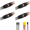 Flycolor 20A Brushless ESC, Motor Electric Speed Controller for Multi-Rotor DIY Drone with XT60 & 3.5mm Bullet Plugs (4 Pack) view 1