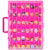 Xuerdon Display Case Compatible with Disney Doorables Collectible Mini Figures/for MGA Entertainment Miniverse. Toys Storage Organizer for Multi Peek/for Village Peek Characters (Box Only)- Rose Red view 1