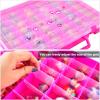 Xuerdon Display Case Compatible with Disney Doorables Collectible Mini Figures/for MGA Entertainment Miniverse. Toys Storage Organizer for Multi Peek/for Village Peek Characters (Box Only)- Rose Red view 3