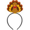 Multicolor Turkey Paper & Foil Headbands, Perfect For Family Gatherings, Thanksgiving Fun & Festivities, 10" x 5.37", Pack of 1 view 1