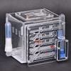 NA Ant Farm Acrylic Ant Farm Ant Nest Ant House Display Box with Feeding Area Pet Anthill Castle with Feeding Area Workshop view 4