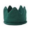 PRETYZOOM Cute Crown Knitted Hat Girls Toddler Boys Hat Soft Warm for Newborn to Kids Blue view 1