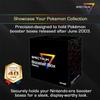 BCW Spectrum Small Booster Box Display Case | Pokemon Booster Box | Crystal Clear UV-Protective Acrylic Display Case | Raised Base with Slide-Out Floor | Pokemon Card Display Booster Box view 2