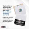 BCW 12 Inch Vinyl Record Paper Inner Sleeves - Round Corners - White | Pack of 50 | Protective LP Album Sleeves for Vinyl Storage and Preservation | Compatible with 33 RPM Albums view 3
