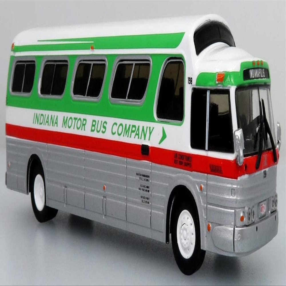 Iconic Replicas GM PD4107-Buffalo Coach Indiana Motor Bus Company 1:87-HO Scale New in The Box