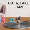 NABUTON Put & Take Ante-Up Gambling Game of Chance, Gambling Spinner Top Dice Game view 2